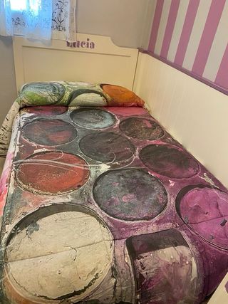 Colcha Cama 105 cm Multicolor