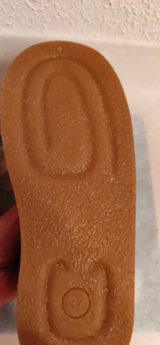 Botines piel ante rojos talla 38