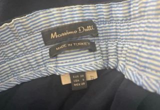 Pantalón Massimo Dutti azul marino talla 38