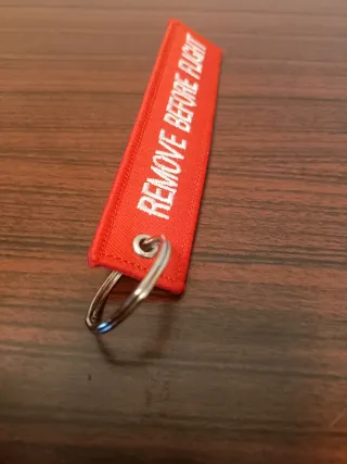 Portachiavi Remove Before Flight