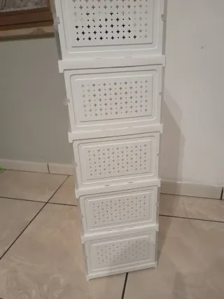 Scarpiera 5 ripiani traspirante