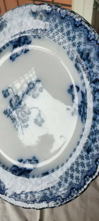 2 Piatti Burslem England 1893