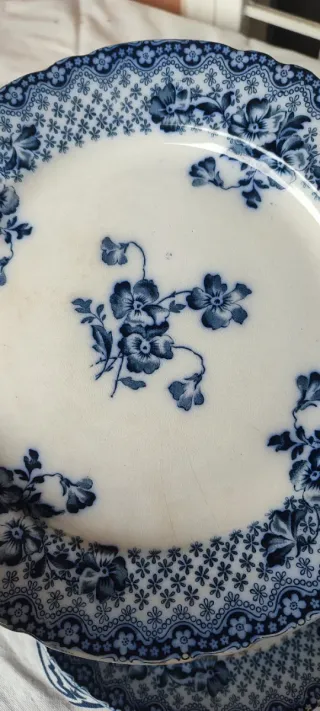 2 Piatti Burslem England 1893