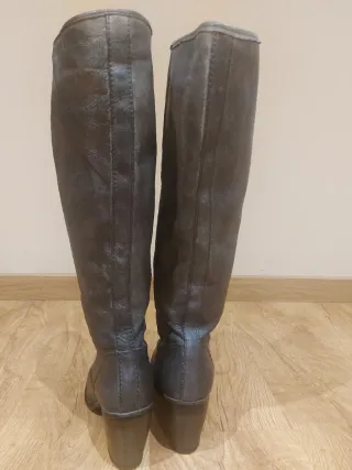Botas altas Felmini piel grises talla 40