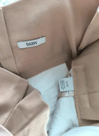Pantalón Maison Scotch talle alto beige. Nuevo