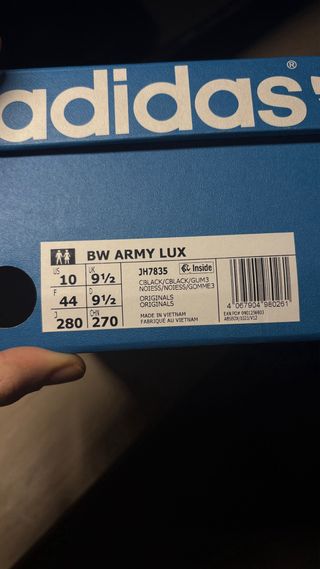 Scarpe Adidas BW Lux Army nere e marroni