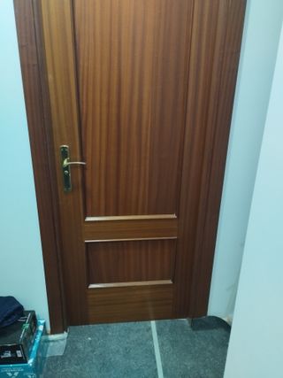 Puerta interior madera