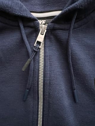 Felpa Nike con cappuccio zip blu taglia S