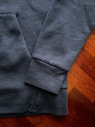 Felpa Nike con cappuccio zip blu taglia S