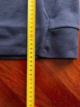 Felpa Nike con cappuccio zip blu taglia S