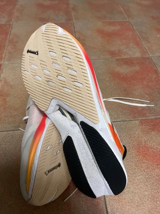 Adidas Adizero Boston 12 Blancas Naranja