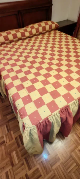 Edredón cama 150, bandó y caídas.