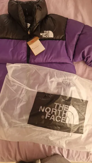 Piumino The North Face 700 Viola/Nero M