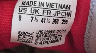 Vintage Adidas Originals Relace Mid Grey & Red S