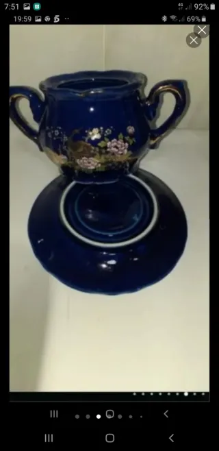 Antiguo juego café porcelana China