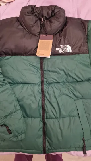 Piumino The North Face M Nero/Verde 700