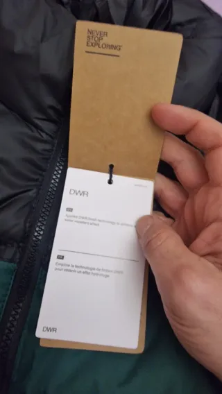 Piumino The North Face M Nero/Verde 700