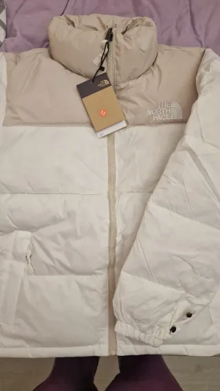 Piumino The North Face Bianco Beige Taglia M
