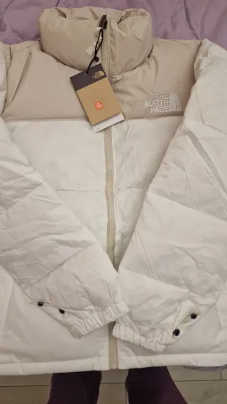 Piumino The North Face Bianco Beige Taglia M