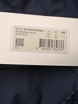 North Sails Giacca Wende Blu Taglia M