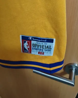 Camiseta Prepartido Lakers Champion Talla XL