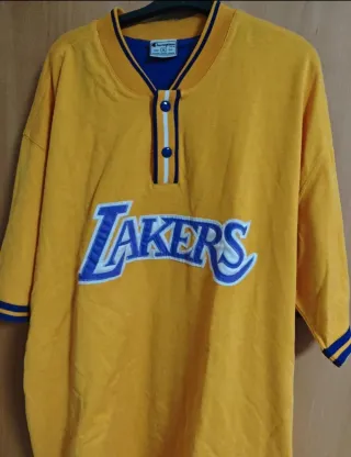 Camiseta Prepartido Lakers Champion Talla XL
