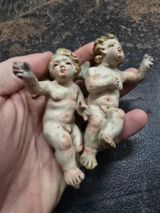 Coppia angeli d'epoca