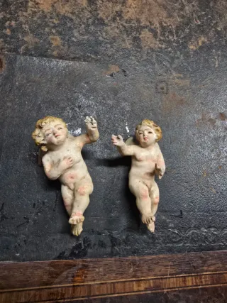 Coppia angeli d'epoca