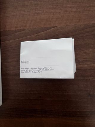 Galaxy Watch 7 LTE 40mm (sin usar)