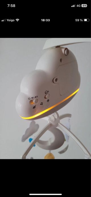 Mobile Fisher-Price Calming Clouds per Culla