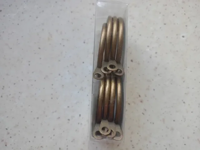 Anelli per tende effetto ottone invecchiato