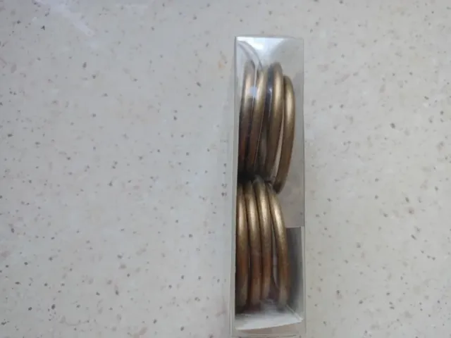 Anelli per tende effetto ottone invecchiato