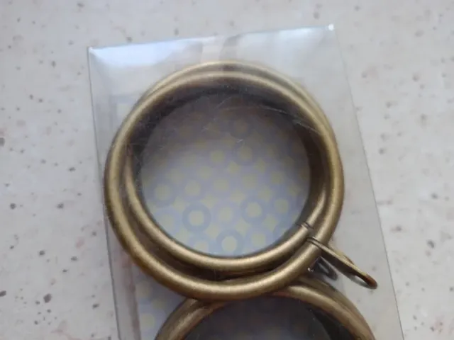 Anelli per tende effetto ottone invecchiato