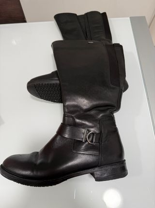 Stivali in pelle Clarks da donna