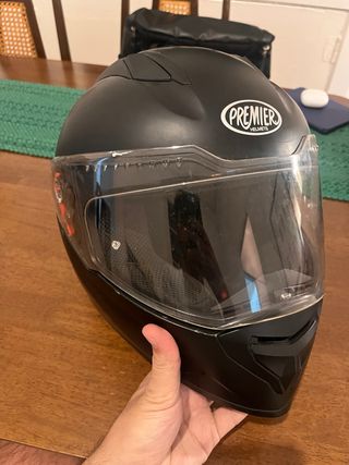 Casco Moto Premier Negro