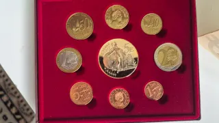 Reino Unido 2002 Patrones Monedas Euro Colección