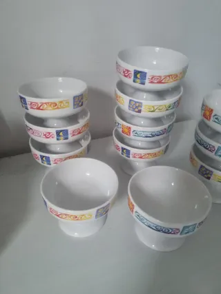 Coppe gelato dessert vintage porcellana