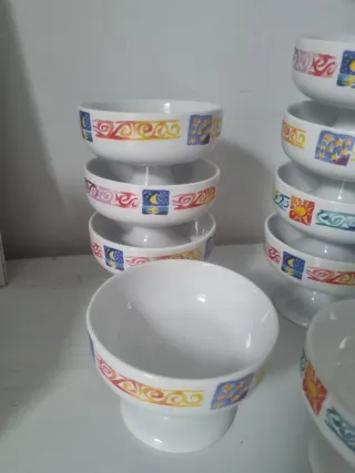 Coppe gelato dessert vintage porcellana