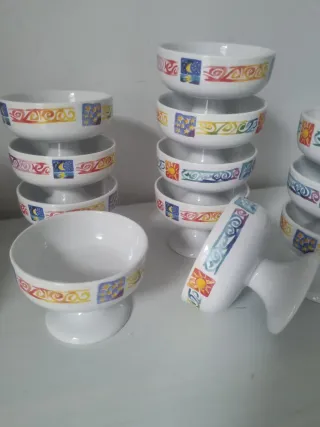 Coppe gelato dessert vintage porcellana