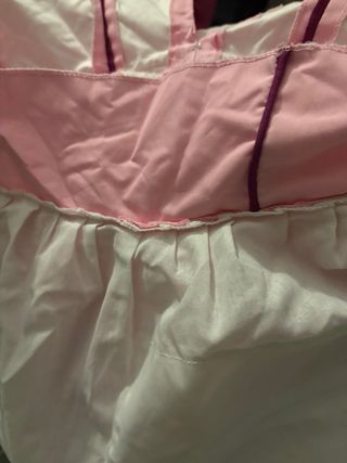 Traje de flamenca niña rosa y morado