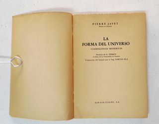 La forma del universo. Cosmogonías modernas.