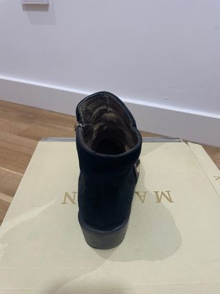 Botines Piel de Potro Marrones y Multicolor