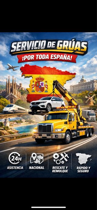 GRÚA URGENTE 24H – LLEGAMOS YA  670484371