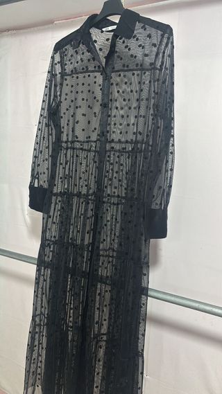 Copricostume Zara Pois Nero Taglia M