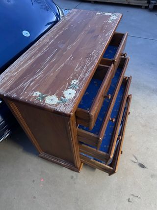 Cómoda de pino macizo