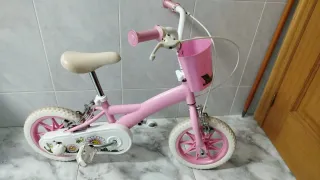 Bicicleta infantil rosa