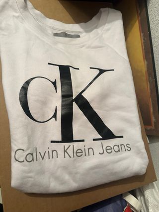 Jersey Calvin Klein Jeans Blanco