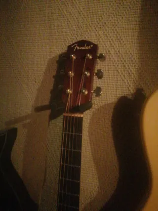 Guitarra eléctricoacust fender