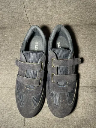 Scarpe sportive Leerd blu velcro