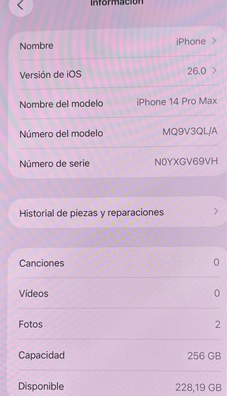 iPhone 14 Pro Max 256GB Bianco